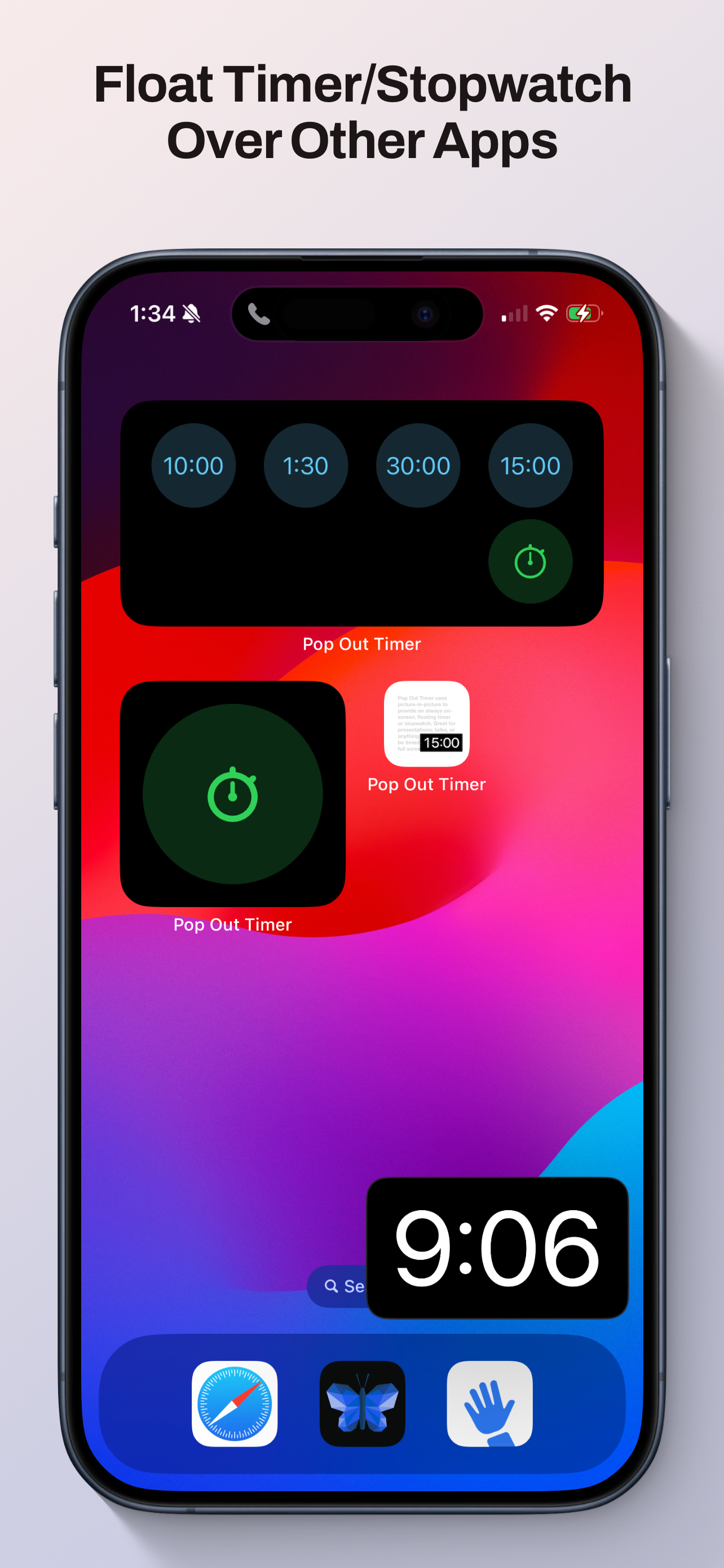 Screenshot of Pop Out Timer